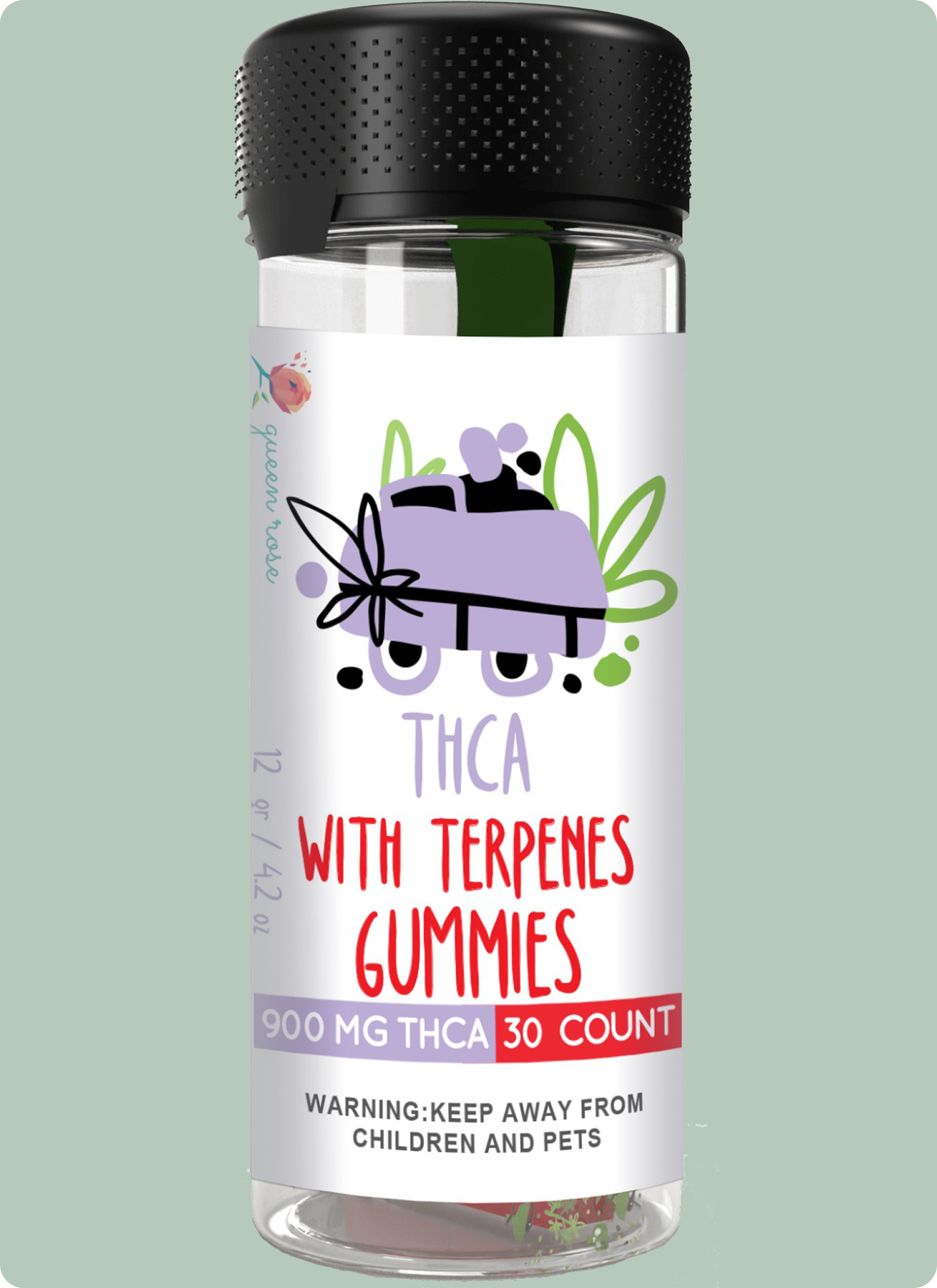 THCA  GUMMEIS With Live Resin 18 Count 25 OZ &  30 Count 42 OZ