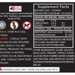 CBD GUMMEIS With Terpenes 18 Count 25 OZ & 30 Count 42 OZ