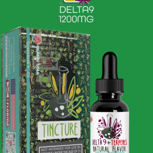 DELTA 9 (1200 MG) Tincture With Live Resin 30 Ml
