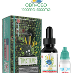 CBN  (1000 MG) + CBD  (1000 MG) + Melatonin Tincture With Live Resin (For Sleep) 30 Ml