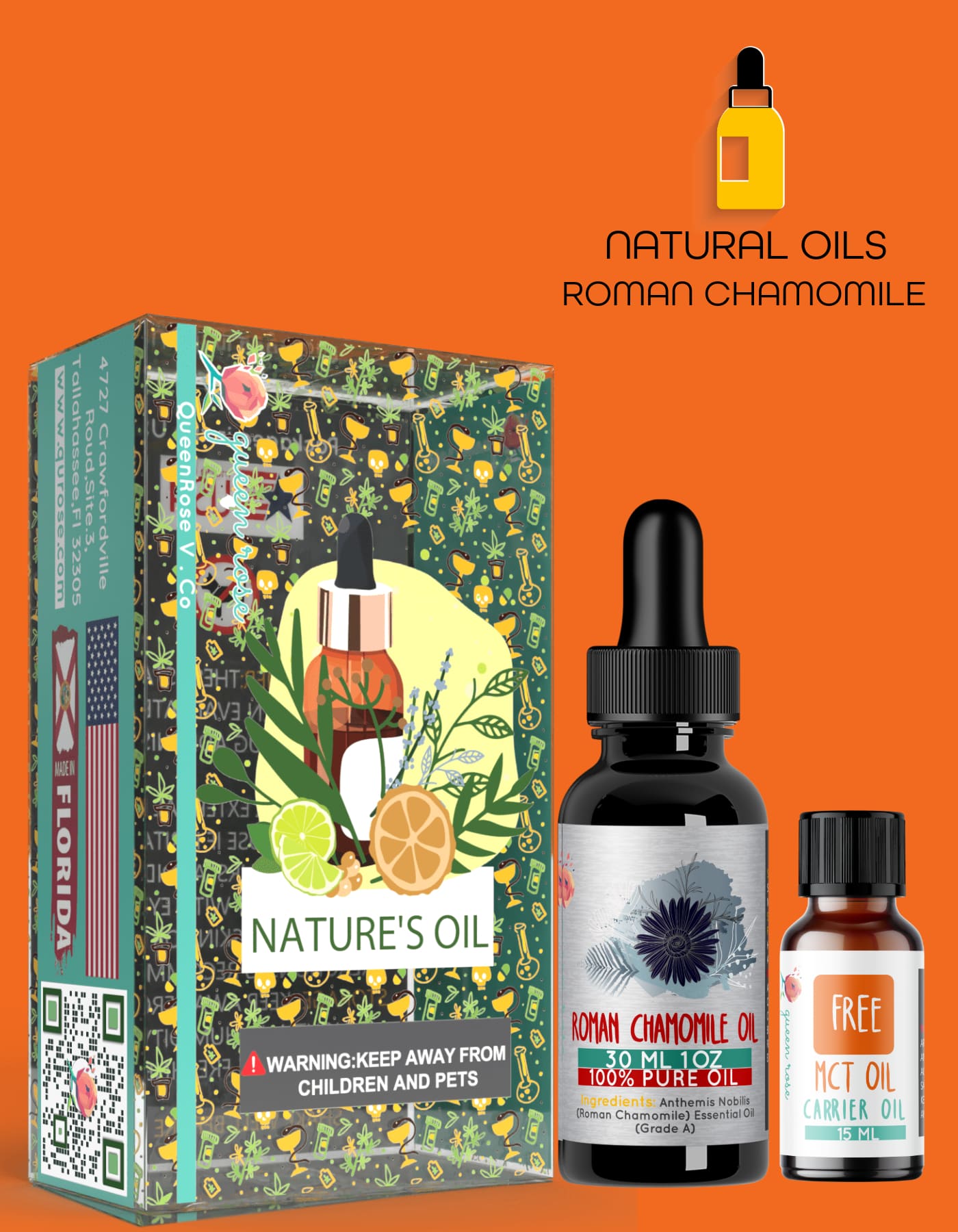 ROMAN CHAMOMILE ESSENTIAL  OIL 30 ML & 60 ML