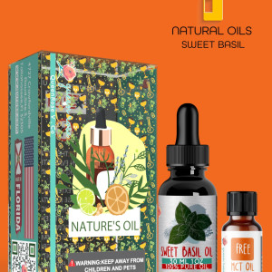 SWEET BASIL ESSENTIAL  OIL 30 Ml & 60 Ml