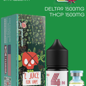 THCP (50 MG) +DELTA9 (1500MG)  E JUICE FOR VAPE  30 ML