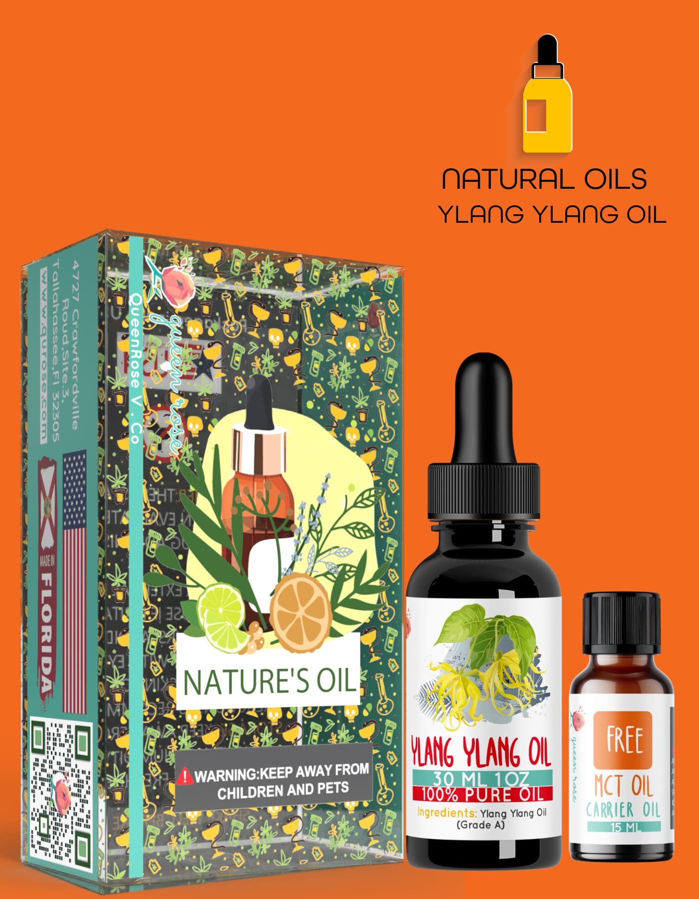 YLANG YLANG  ESSENTIAL  OIL 30 ML & 60 ML