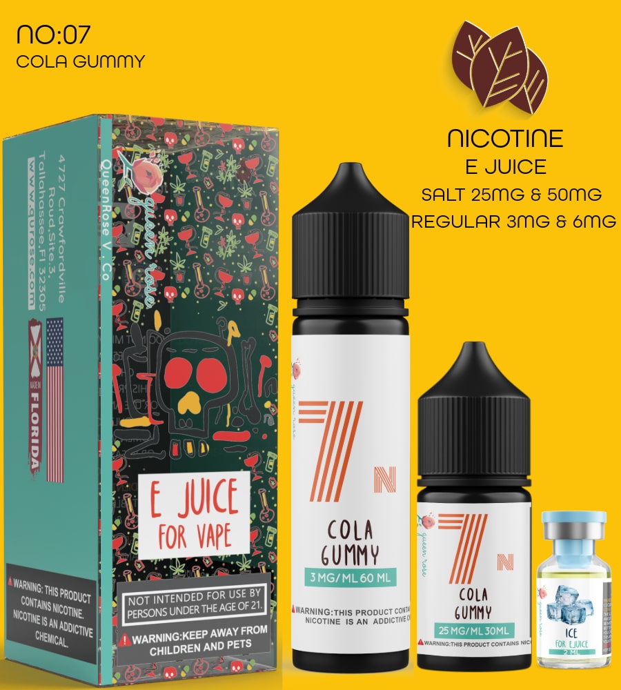 COLA GUMMY E JUICE FOR VAPE NO:07