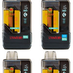STRAWBERRY  20000 PUFFS VAPE NICOTINE REGULAR WITH ICE OR WITHOUT ICE 15 ML NO:13