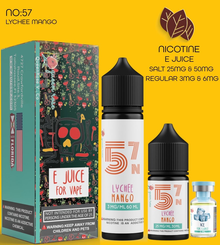 LYCHEE MANGO E JUICE FOR VAPE NO:57