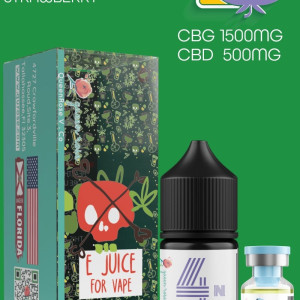 CBG (1500 MG) + CBD  (500 MG)   E JUICE FOR VAPE  30 ML