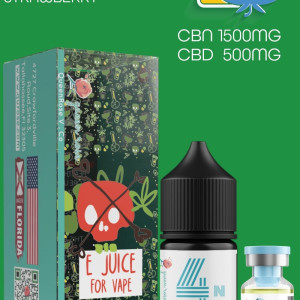 CBN (1500 MG) + CBD  (500 MG)   E JUICE FOR VAPE  30 ML