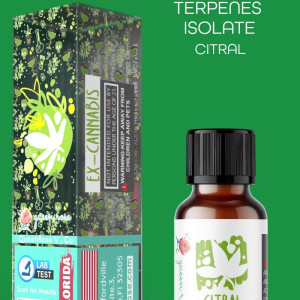 CITRAL ISOLATE NATURAL TERPENE 5ML - 10 ML - 15ML