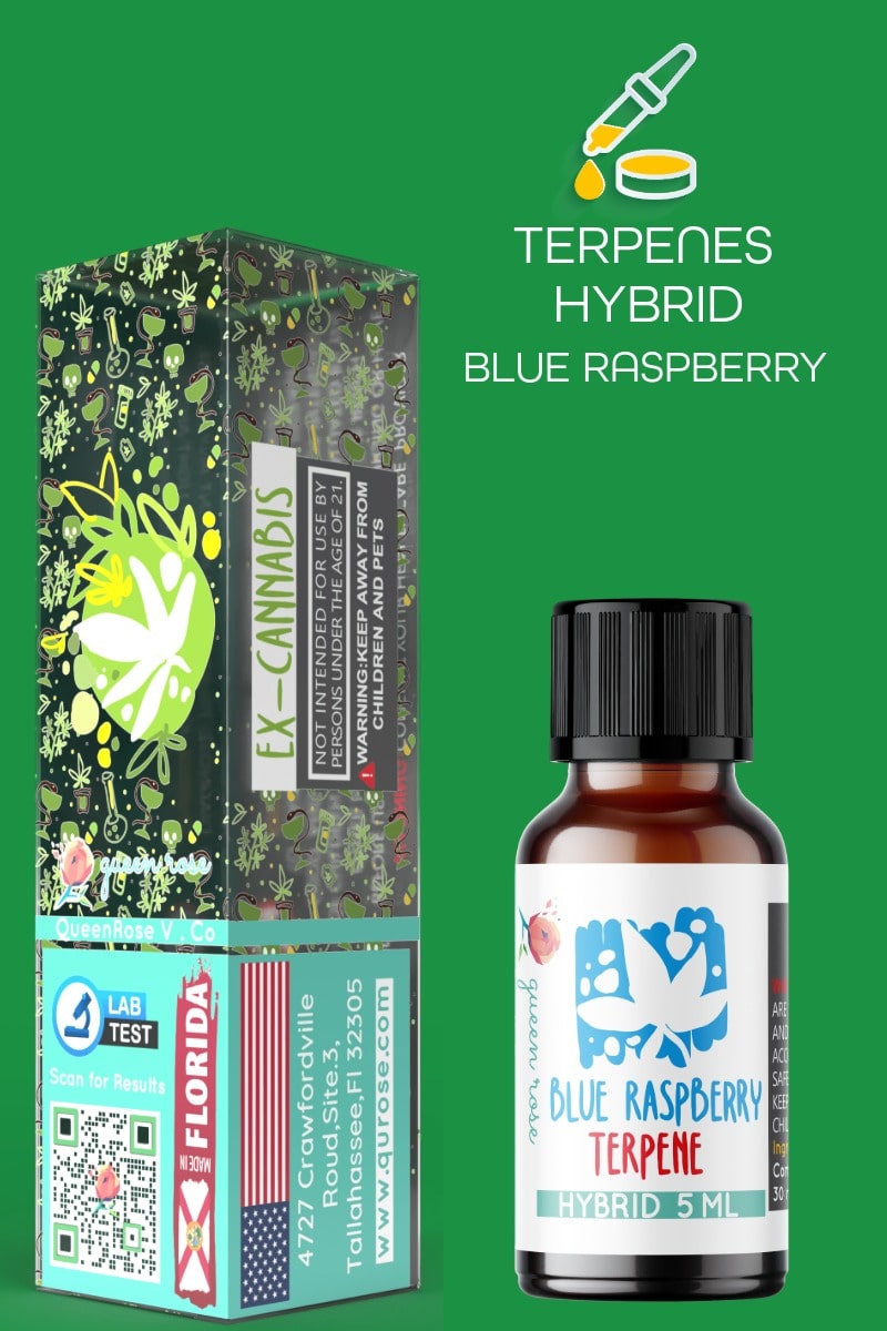 BLUE RASPBERRY HYBRID NATURAL TERPENES ( READY FOR MIXING ) 5ML - 10 ML - 15ML