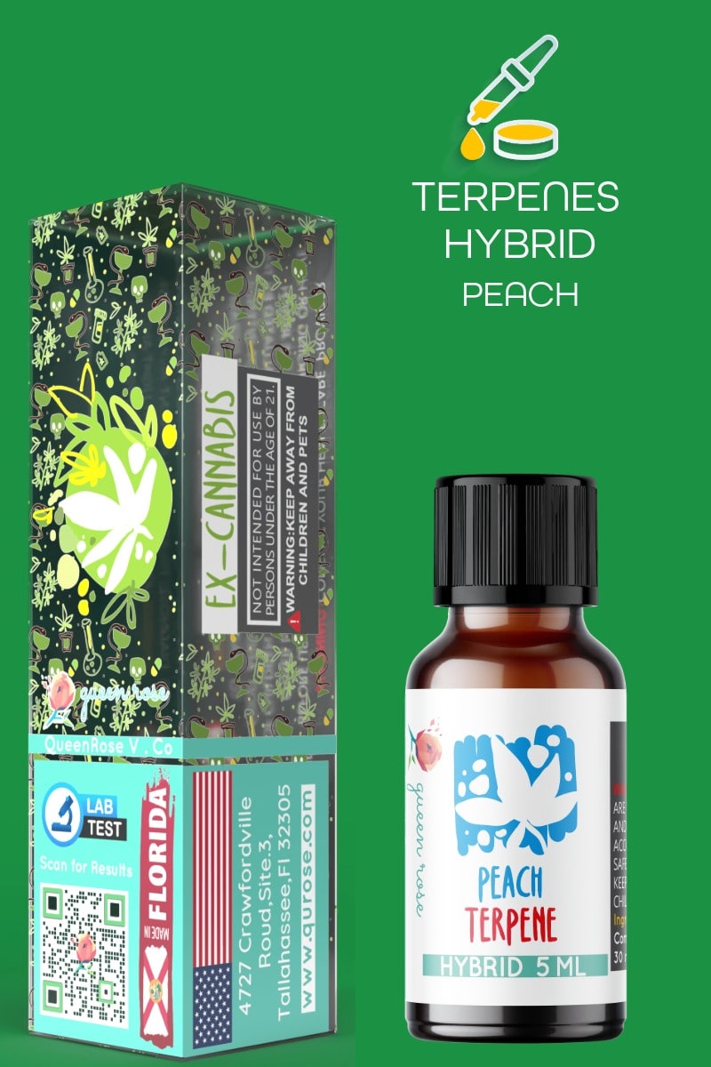 PEACH HYBRID NATURAL TERPENES ( READY FOR MIXING ) 5ML - 10 ML - 15ML