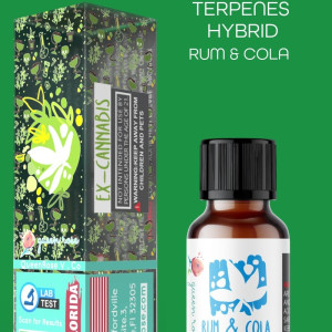 RUM & COLA HYBRID NATURAL TERPENES ( READY FOR MIXING ) 5ML - 10 ML - 15ML