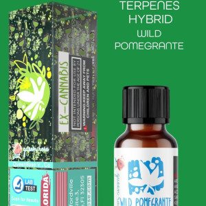 WILD POMEGRANTE HYBRID NATURAL TERPENES ( READY FOR MIXING ) 5ML - 10 ML - 15ML