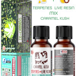 CARAMEL KUSH MIX NATURAL TERPENES WITH LIVE RESIN ( READY FOR MIXING ) 5ML - 10 ML - 15ML