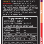 HHC + DELTA 9   GUMMEIS With Live Resin 18 Count  25 OZ & 30 Count  42 OZ
